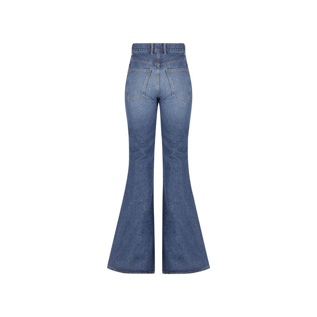 Chloe Cotton Denim Flared Jeans