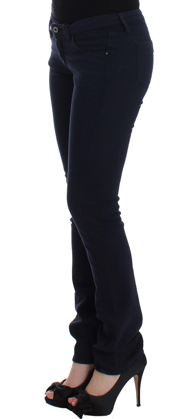 Costume National Chic Blaue Jeans mit geradem Bein