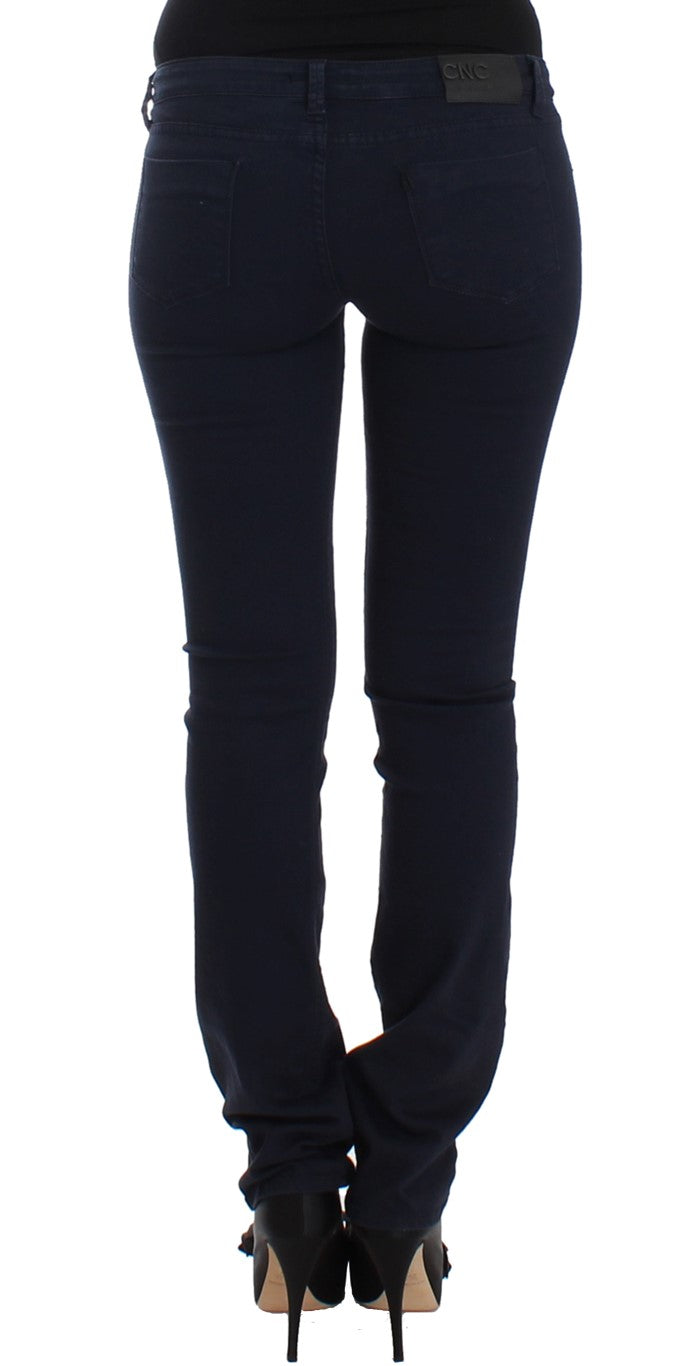 Costume National Chic Blaue Jeans mit geradem Bein