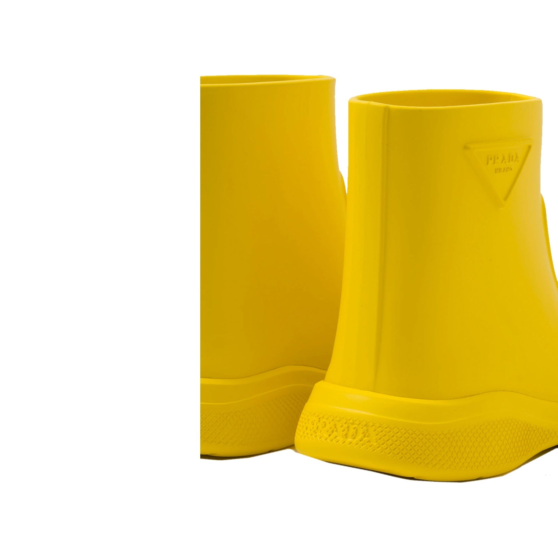 Prada Logo Rubber Boots