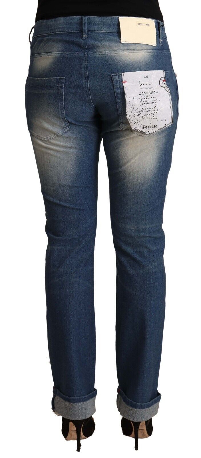 Acht Chic Skinny-Jeans mit mittlerer Taille