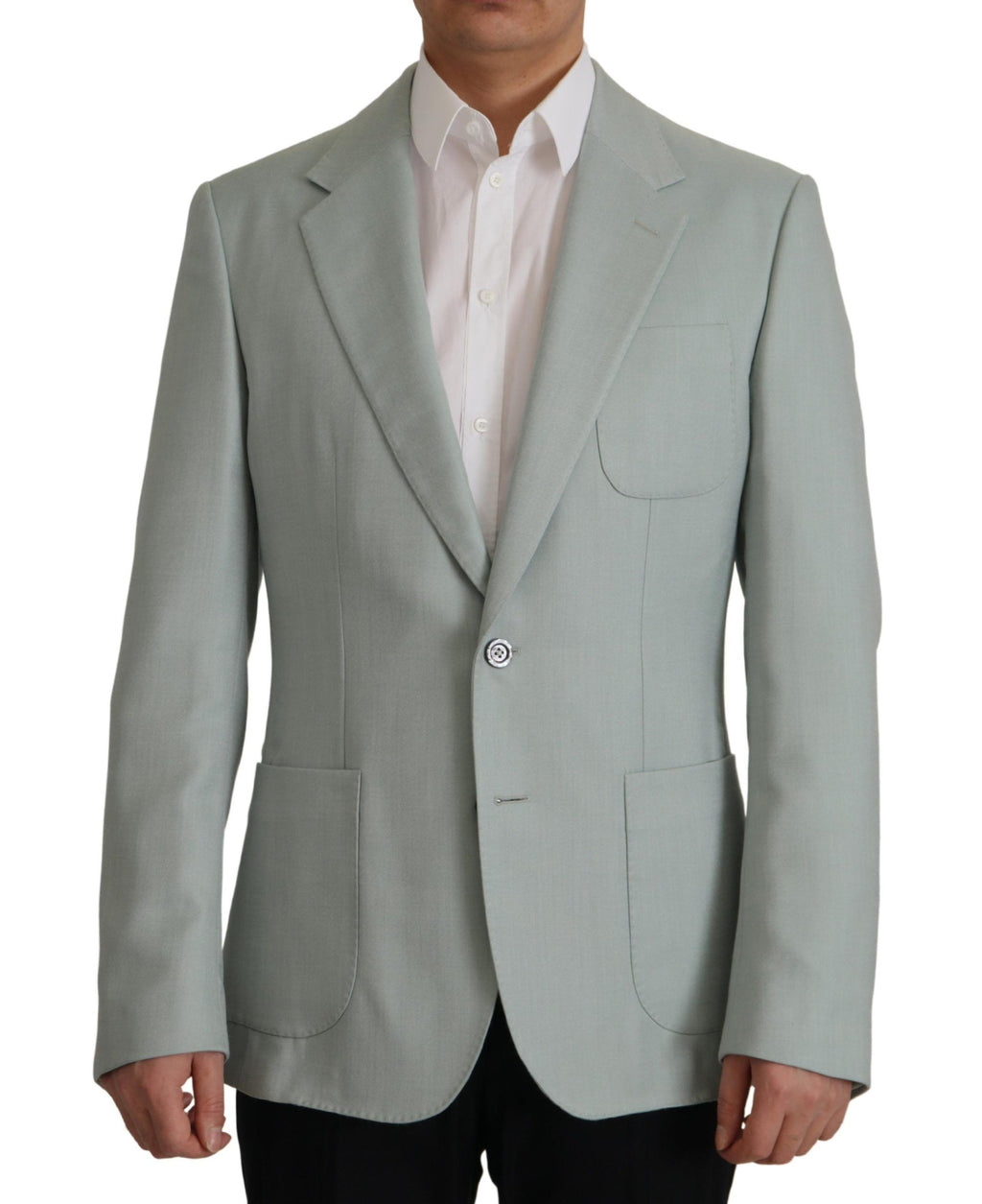 Dolce &amp; Gabbana Elegante Slim Fit Blazerjacke aus Kaschmirseide
