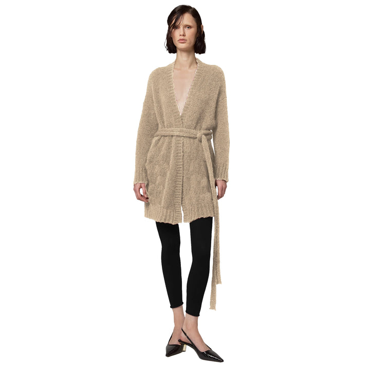 Alpha Studio Dress Beige Woman