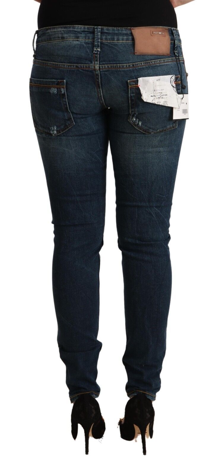 Acht Chic Skinny-Jeans mit niedriger Taille