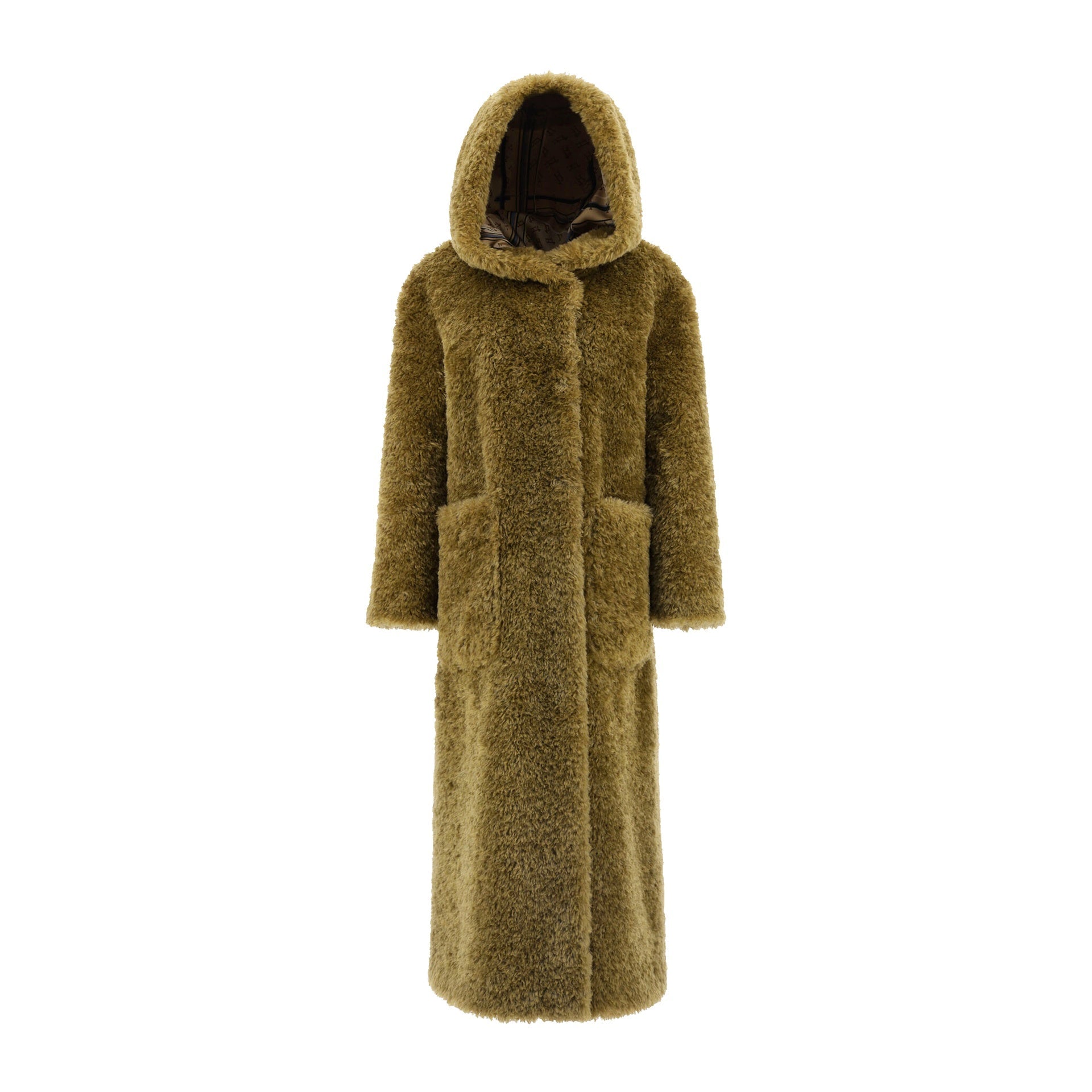 Herno CURLY FAUX FUR Coat – Siebentaschen
