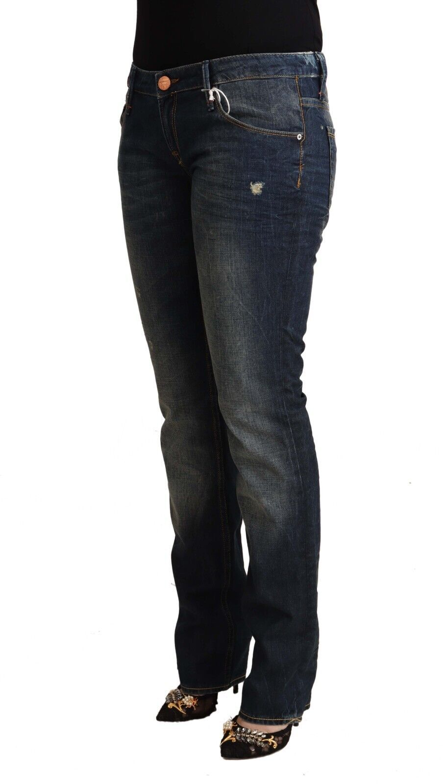 Acht Chic Skinny-Jeans mit niedriger Taille