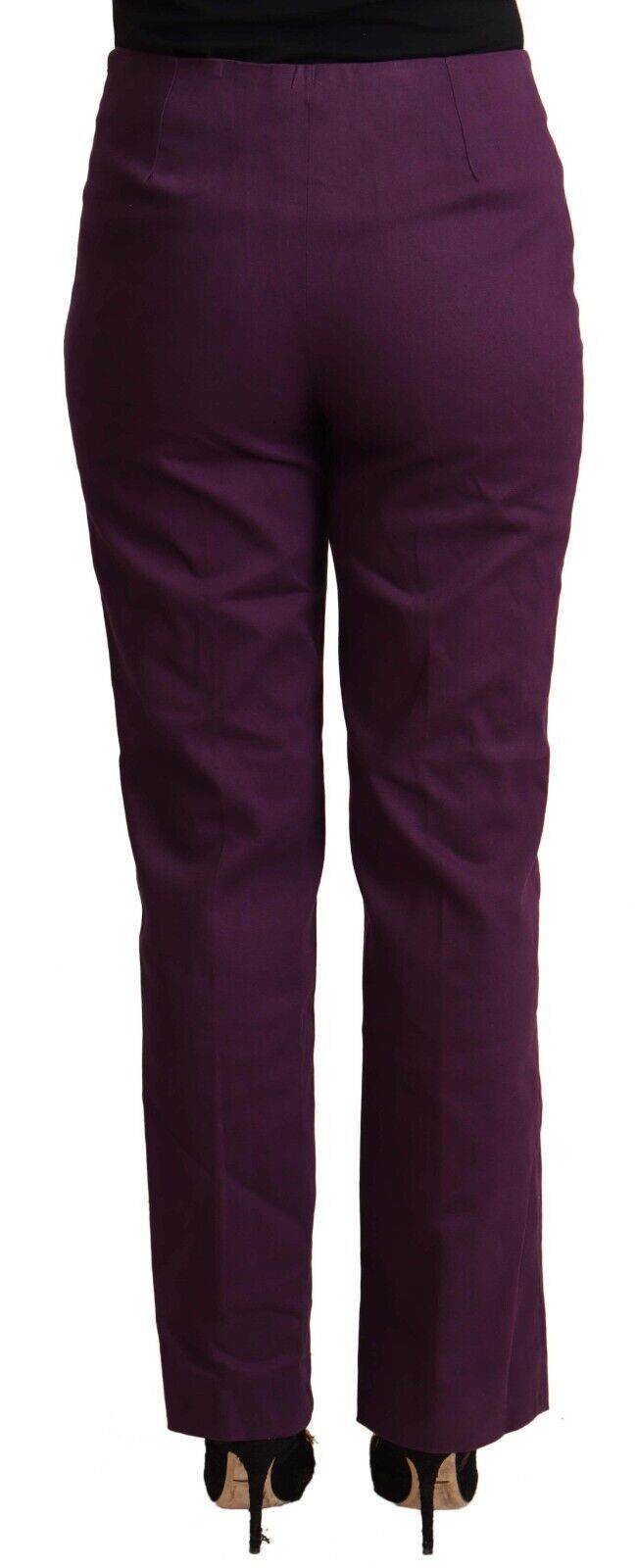 BENCIVENGA Elegante violette High Waist Tapered Pants