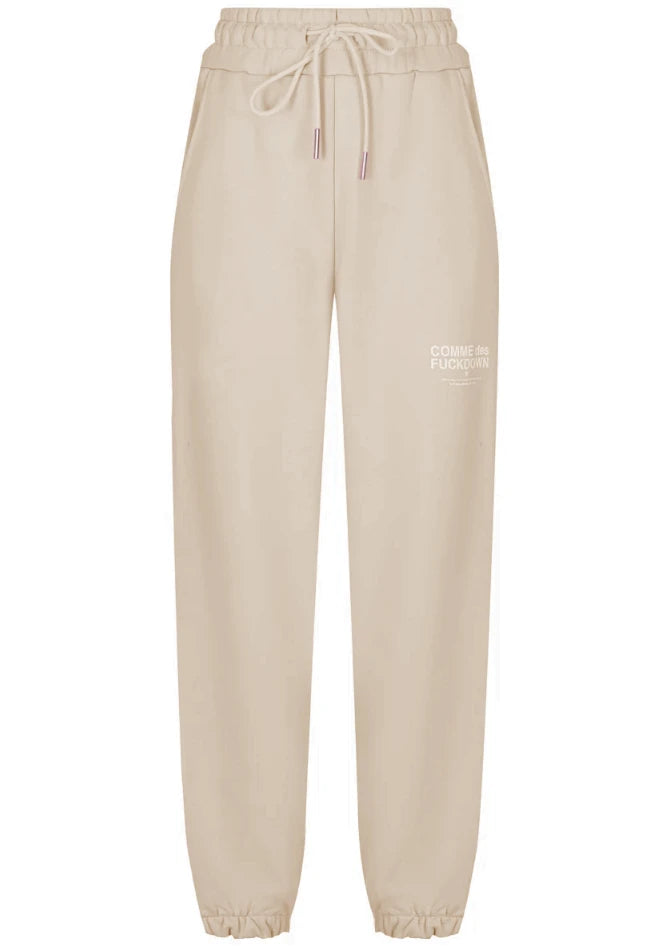 Comme Des Fuckdown Trousers Beige Woman