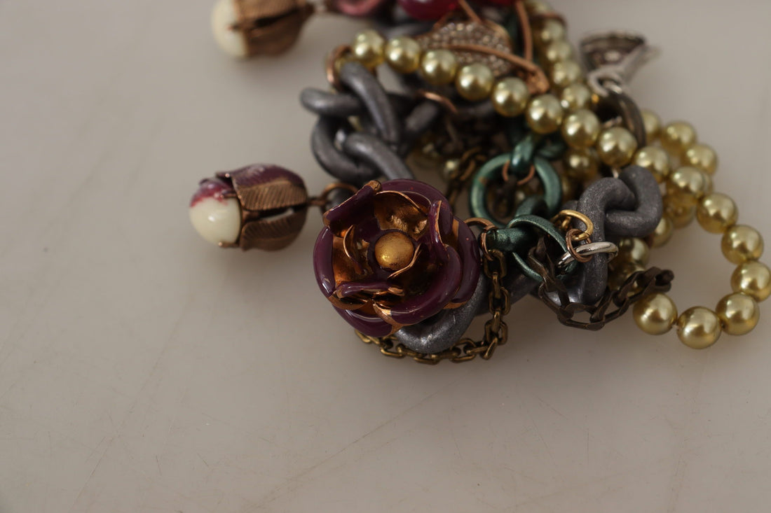 Dolce &amp; Gabbana Sicilian Elegance Goldfarbene Statement-Halskette