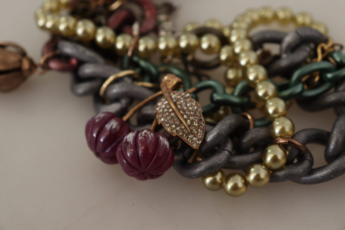 Dolce &amp; Gabbana Sicilian Elegance Goldfarbene Statement-Halskette