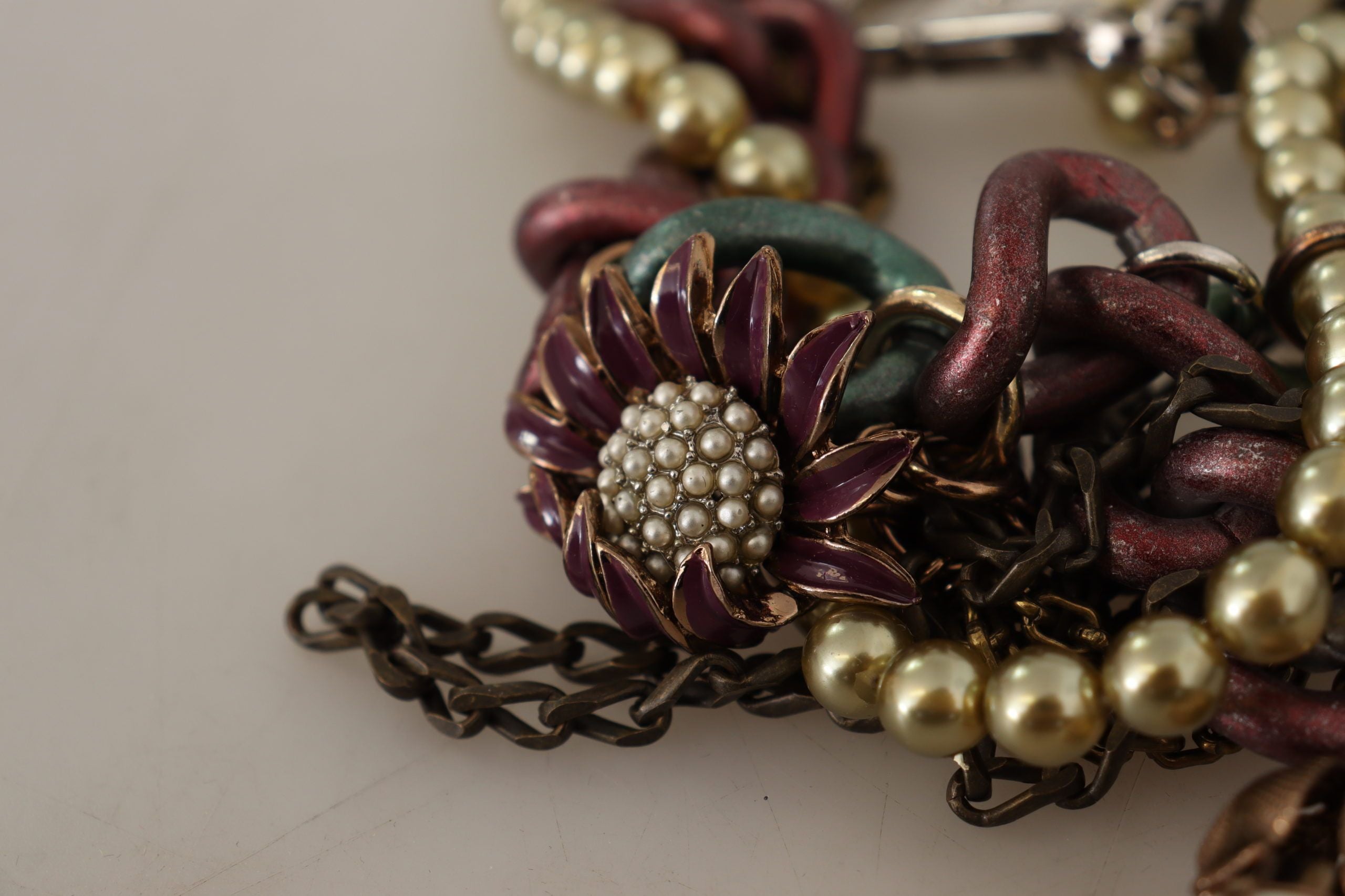 Dolce &amp; Gabbana Sicilian Elegance Goldfarbene Statement-Halskette