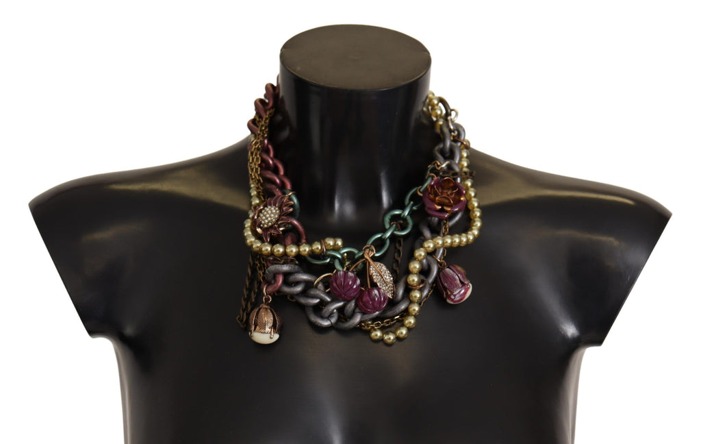Dolce &amp; Gabbana Sicilian Elegance Goldfarbene Statement-Halskette