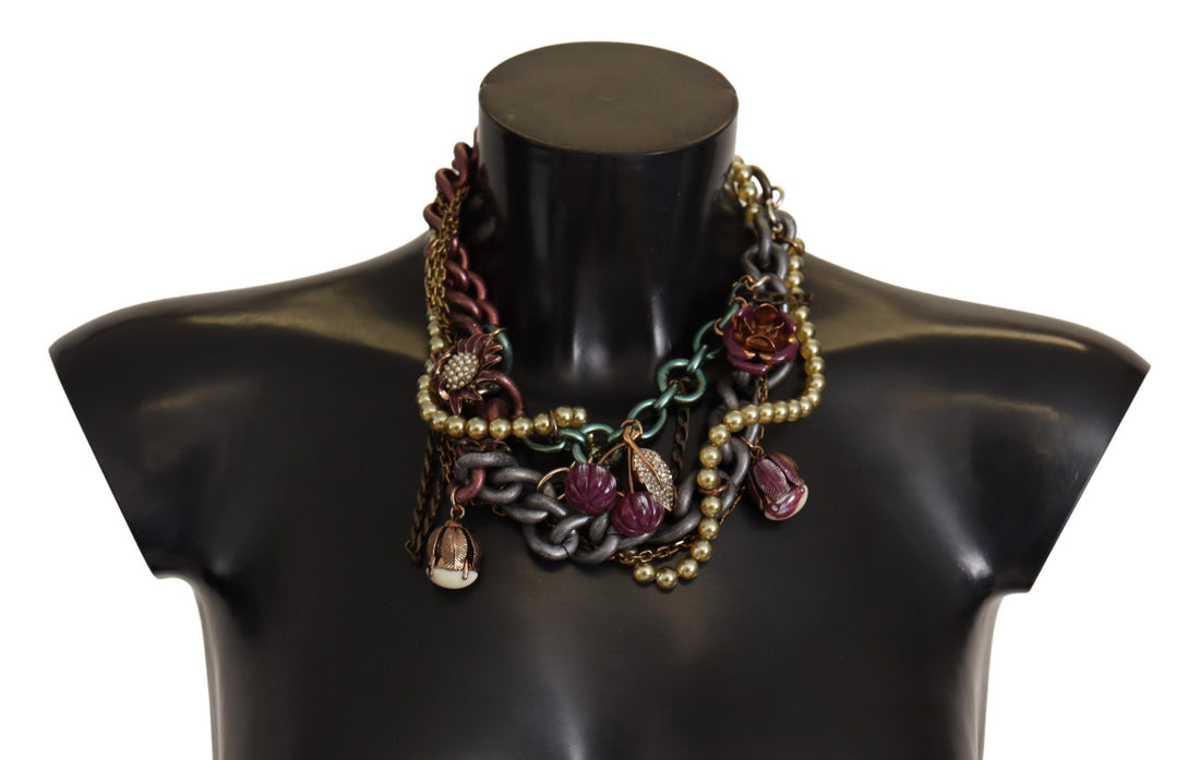Dolce &amp; Gabbana Sicilian Elegance Goldfarbene Statement-Halskette