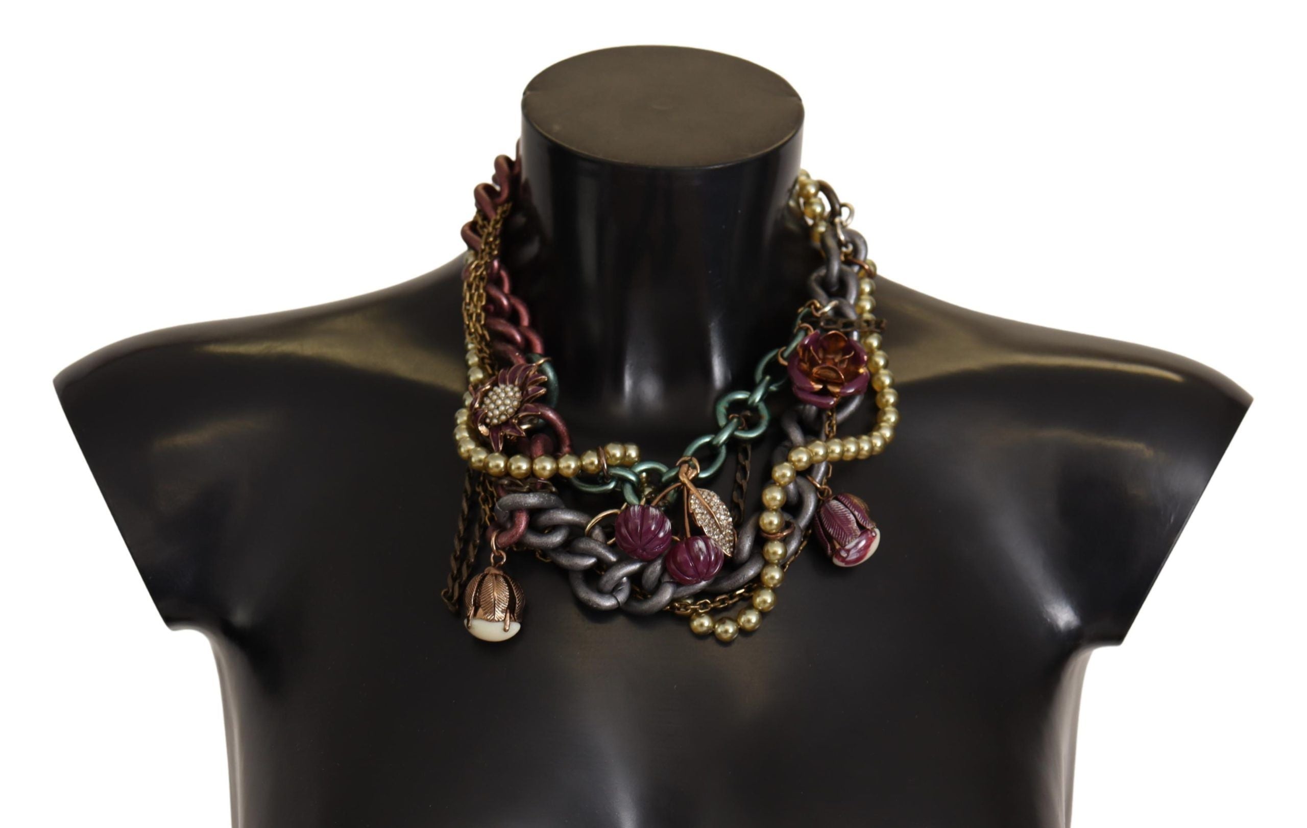 Dolce &amp; Gabbana Sicilian Elegance Goldfarbene Statement-Halskette