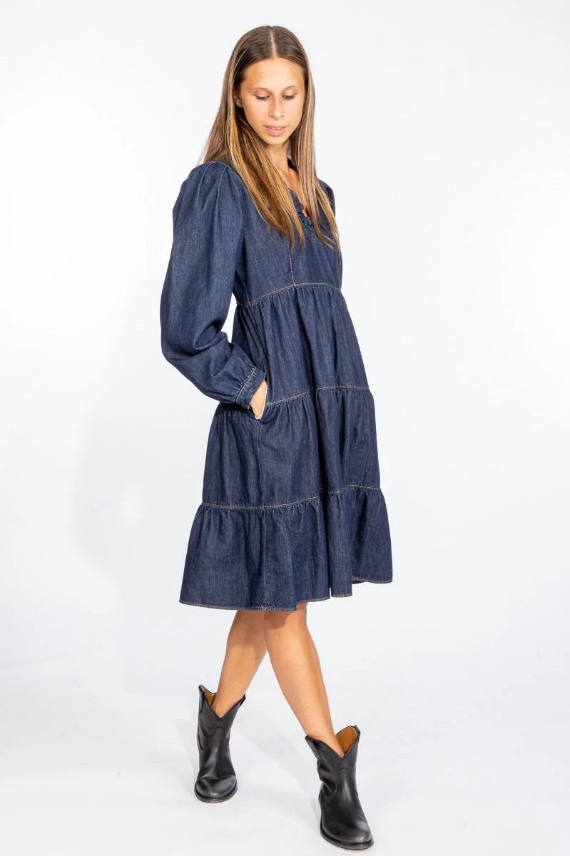 Love Moschino Women Blue Denim Dress