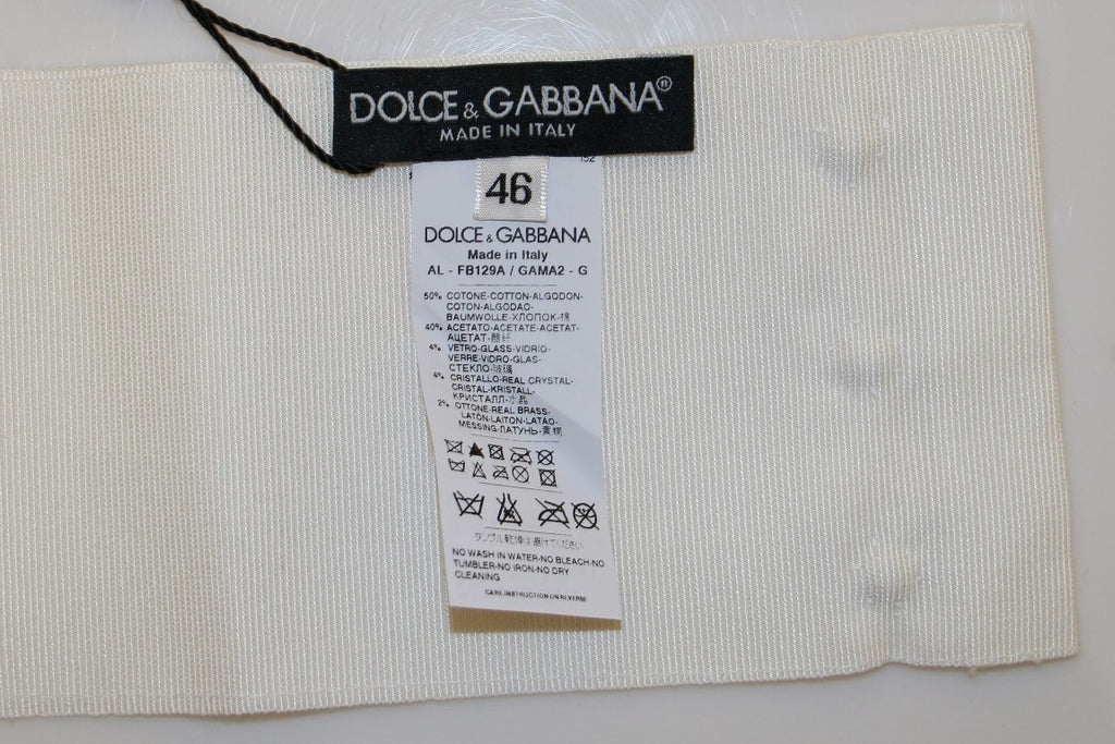 Dolce &amp; Gabbana – Verzierter Taillengürtel mit Druckknöpfen
