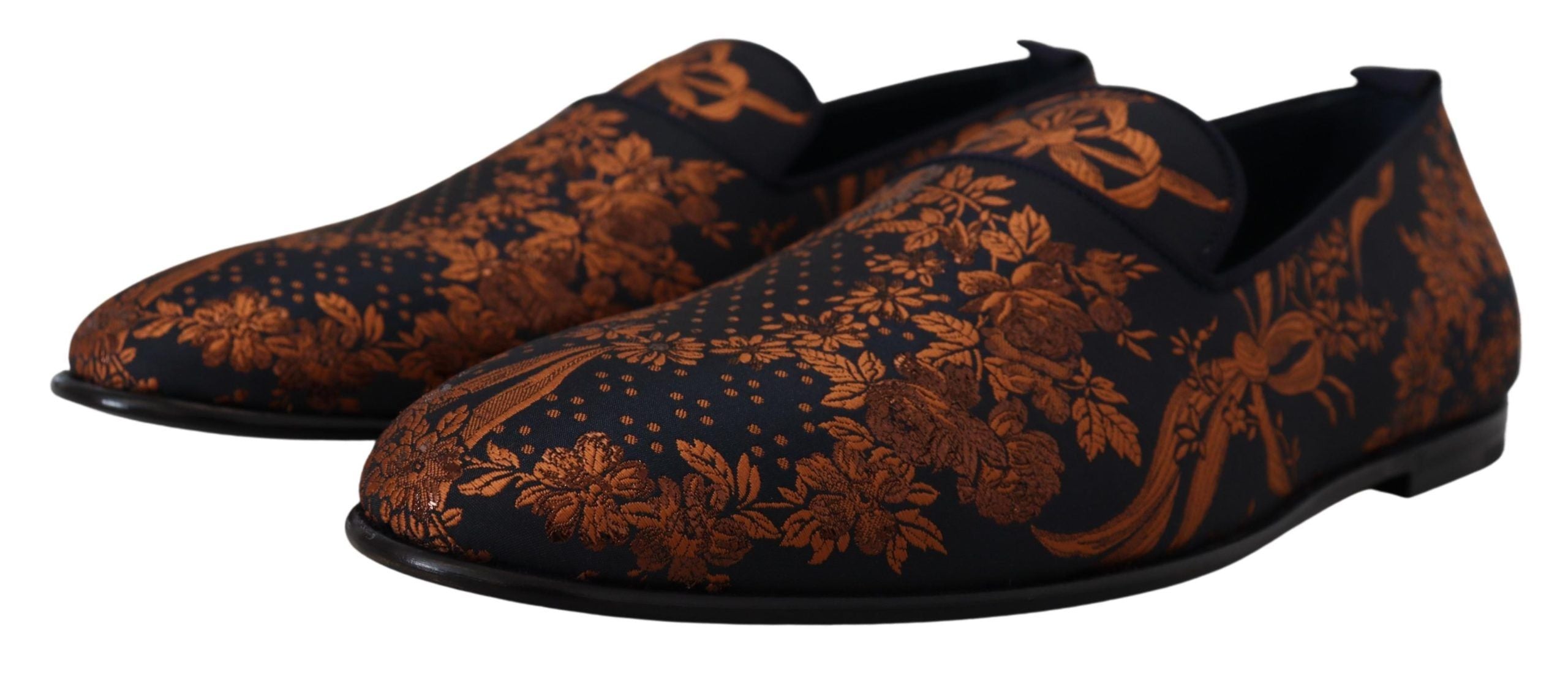 Dolce &amp; Gabbana – Elegante Slip-On-Loafer mit Blumenmuster