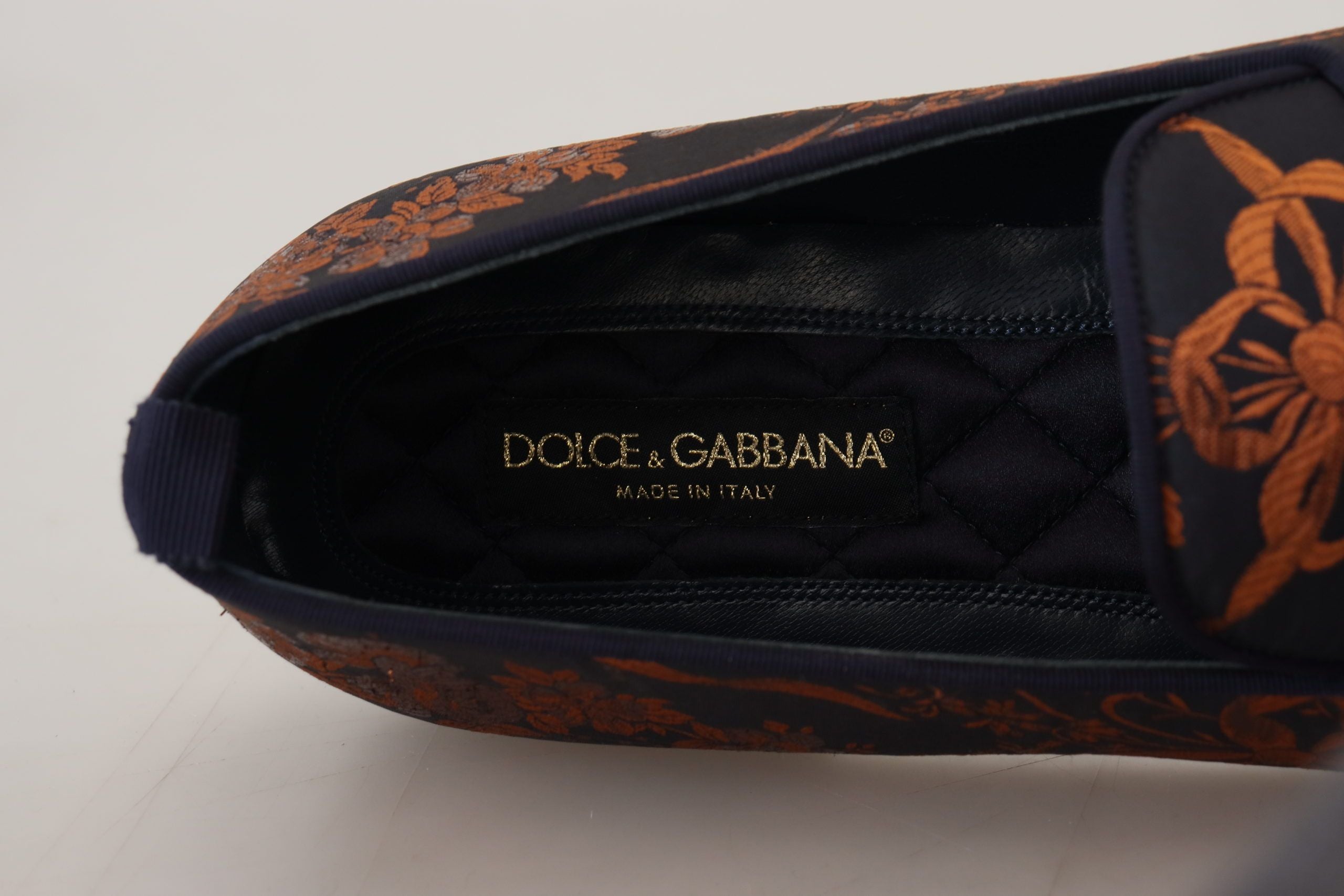 Dolce &amp; Gabbana – Elegante Slip-On-Loafer mit Blumenmuster