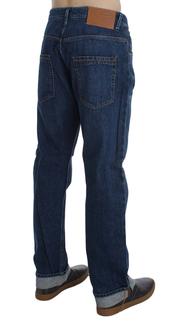 Acht Chic Baggy Loose Fit Blue Jeans für Herren