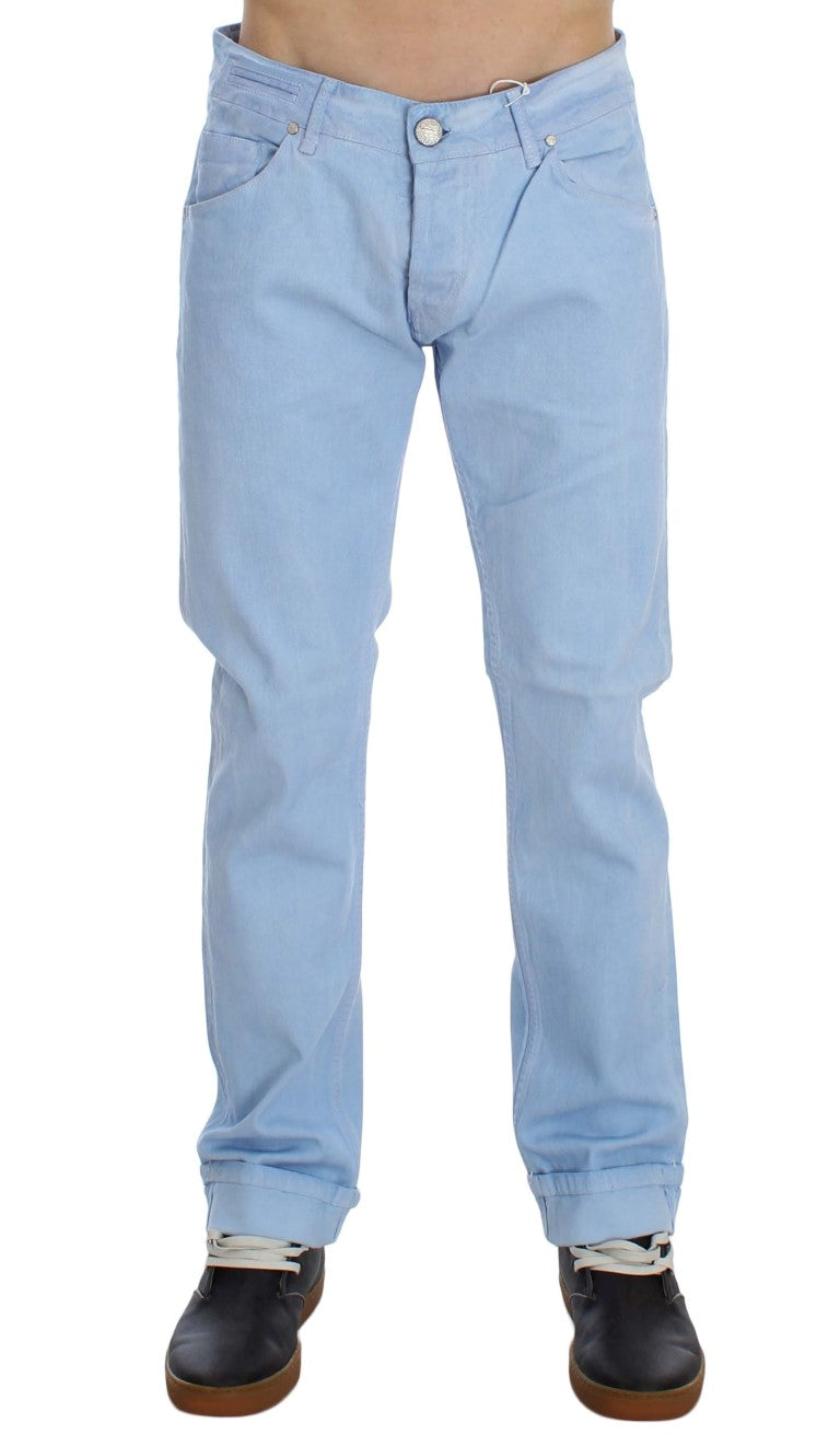 Acht Elegante Low Waist Regular Fit Herren Jeans
