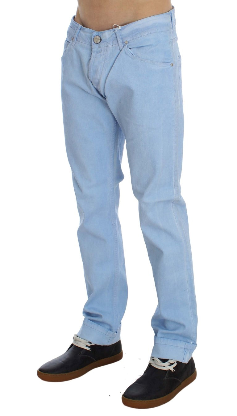 Acht Elegante Low Waist Regular Fit Herren Jeans