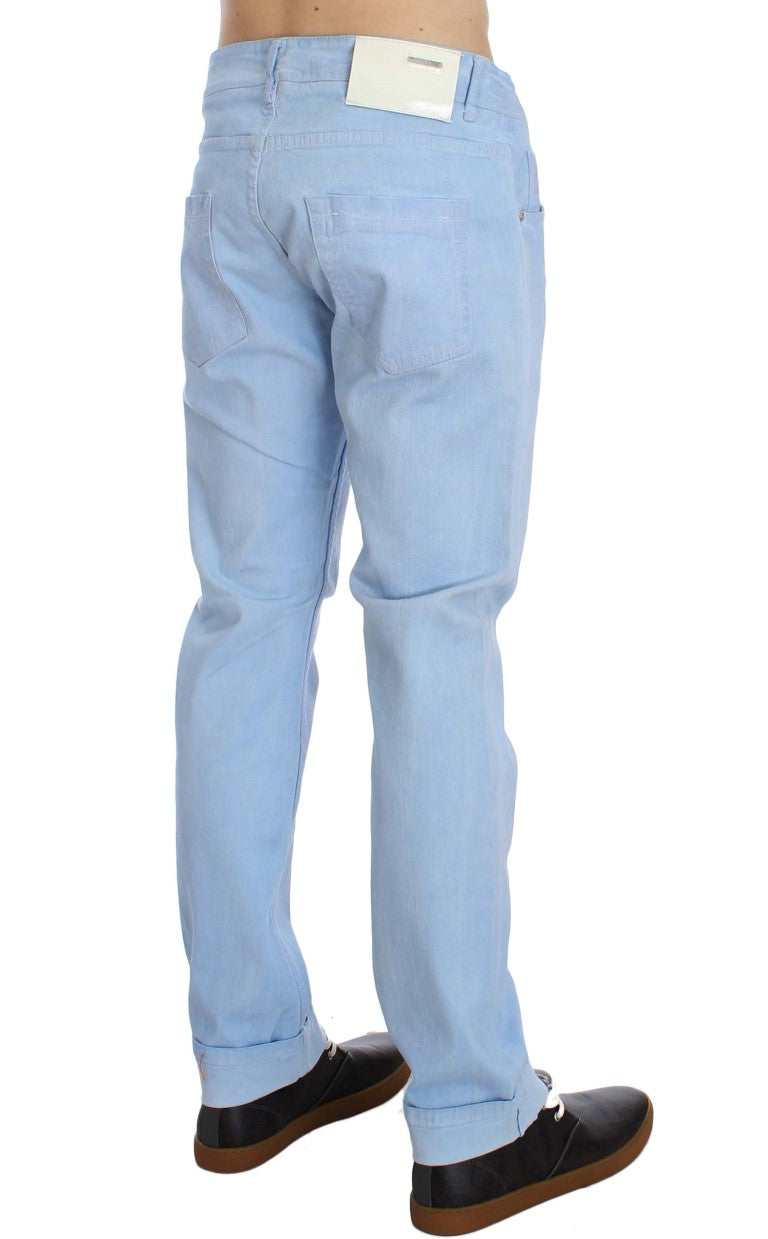 Acht Elegante Low Waist Regular Fit Herren Jeans