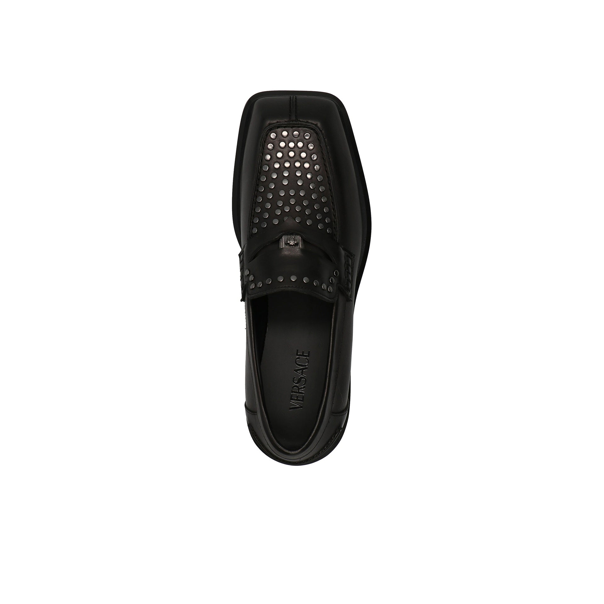 Versace Medusa Leather Loafers