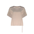 Herno asymmetric short-sleeve blouse – Siebentaschen