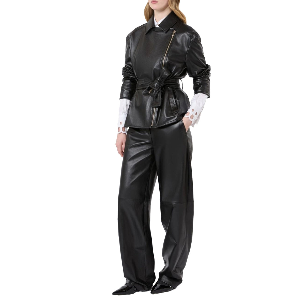 Max Mara Nappa Leather Giusto Jacket