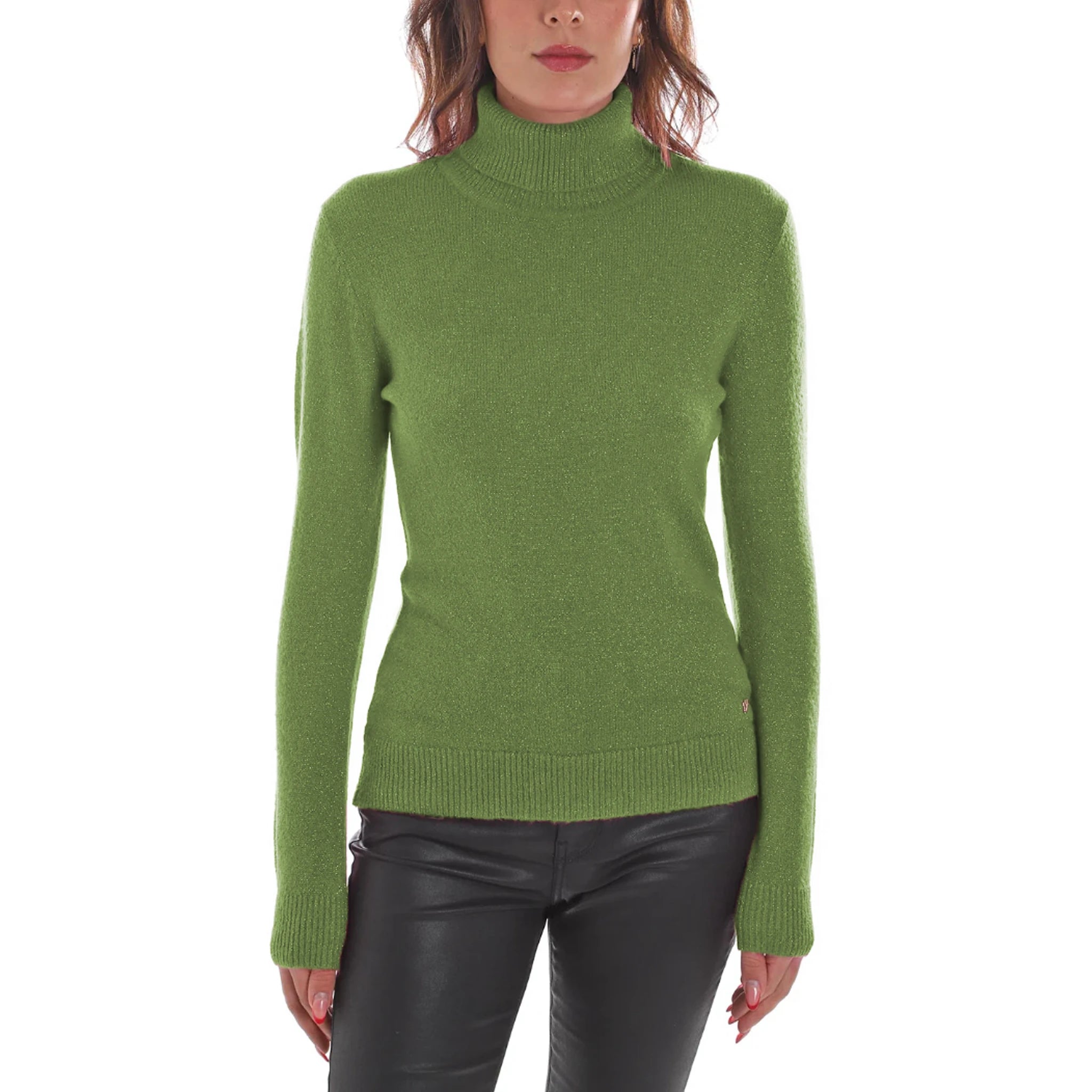 Yes Zee Sweaters Green Woman
