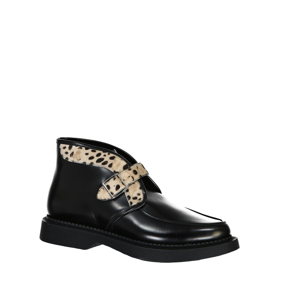 Saint Laurent Leather Creeper Boots - MEN SHOES - SAINT LAURENT - Tluxy New