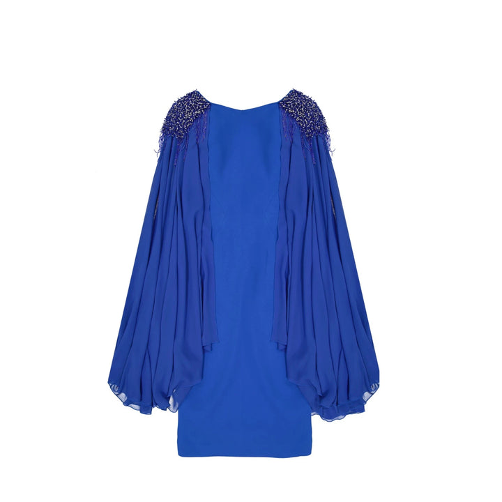 Ivan Montesi Beaded Shoulders Dress