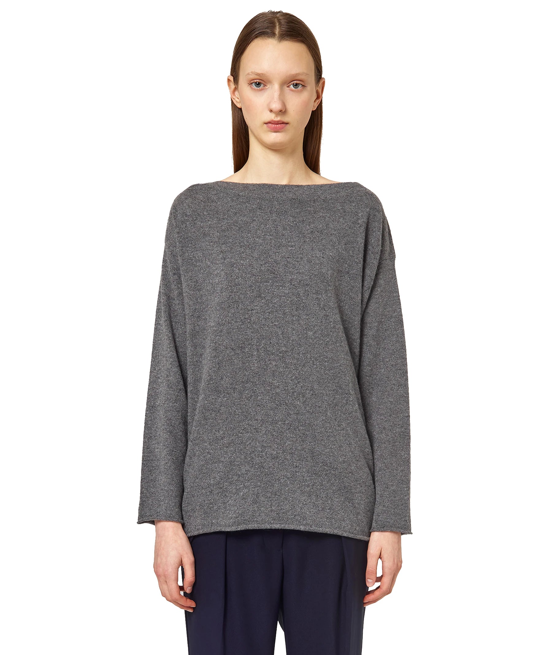 Alpha Studio Sweaters Grey Woman