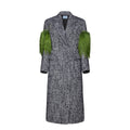 Prada Herringbone Wool Coat