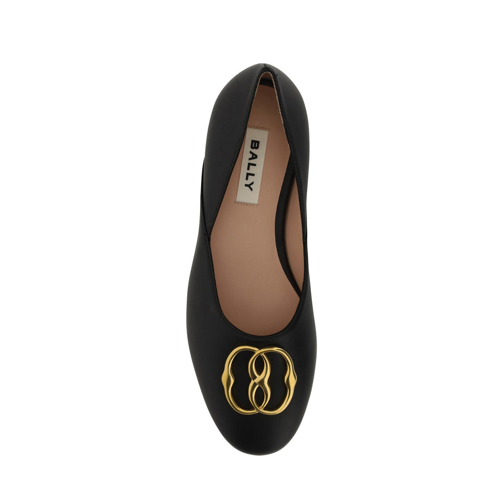 Bally Leather Ballerina Flats