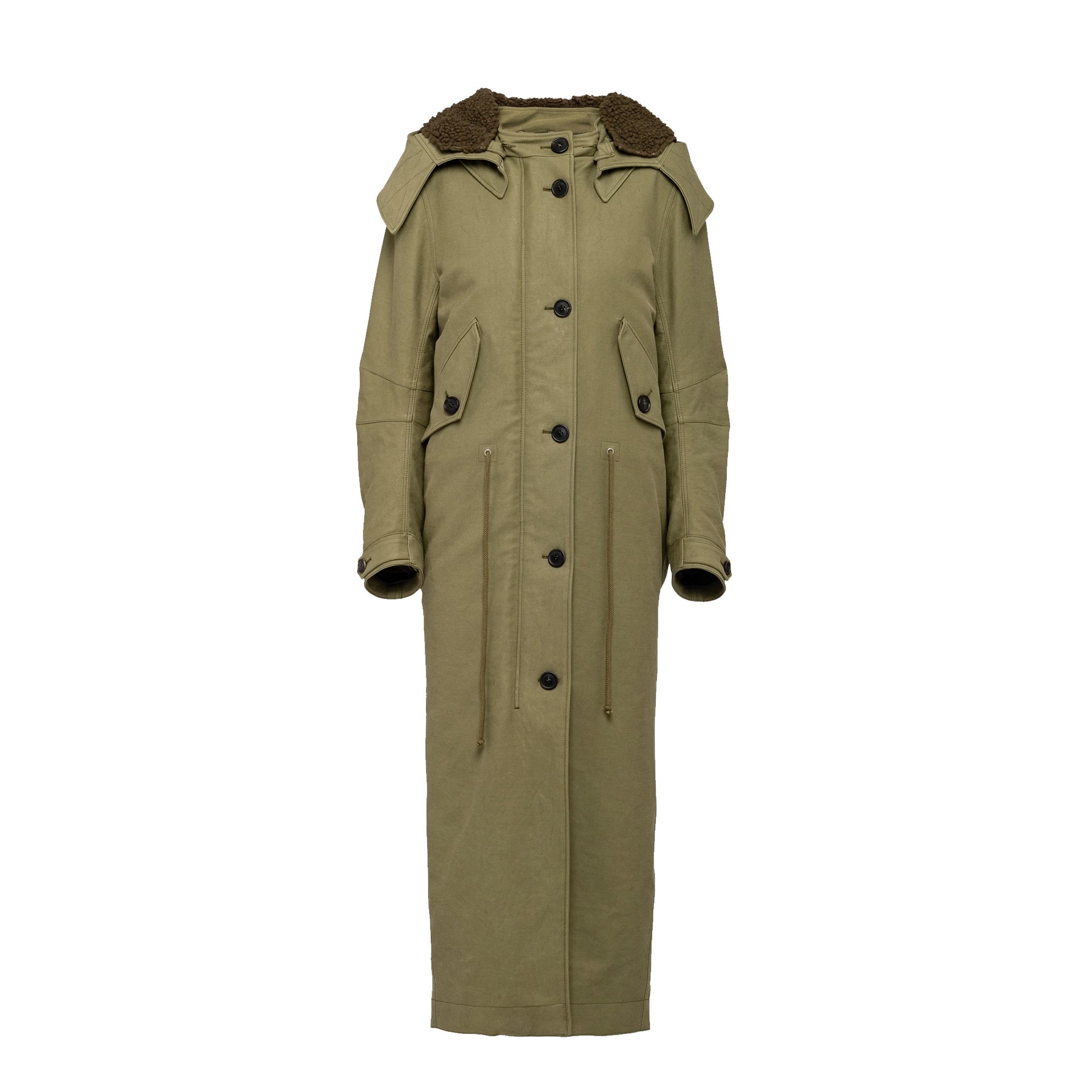Prada Long Parka Coat