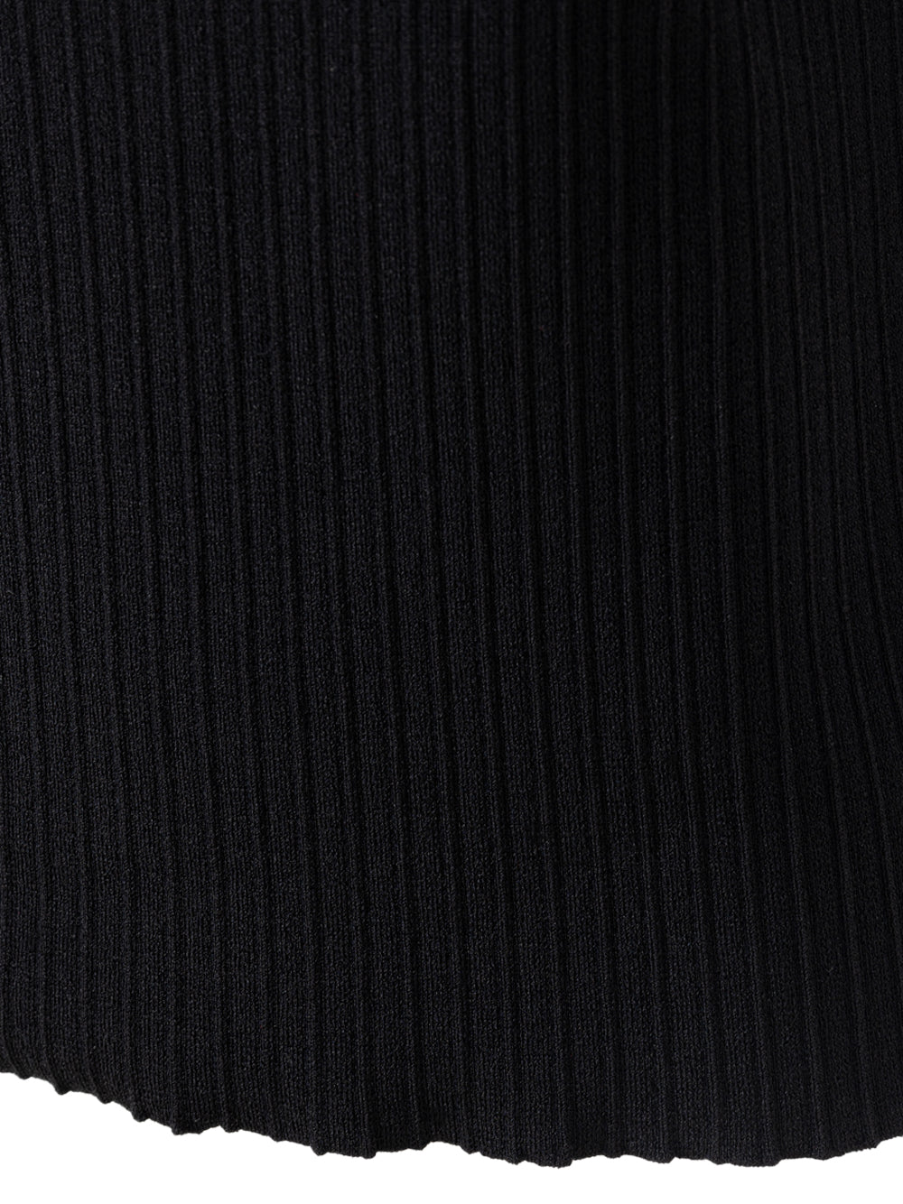 Tom Ford Black Stretch Rib Crop Top – Short, Slim Fit – Siebentaschen