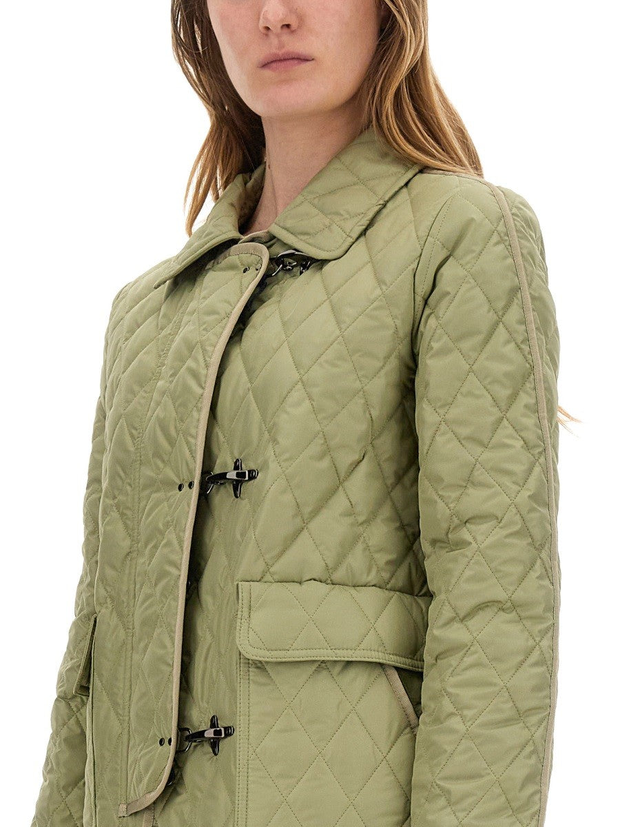 FAY 3-HOOK NYLON QUILTED JACKET