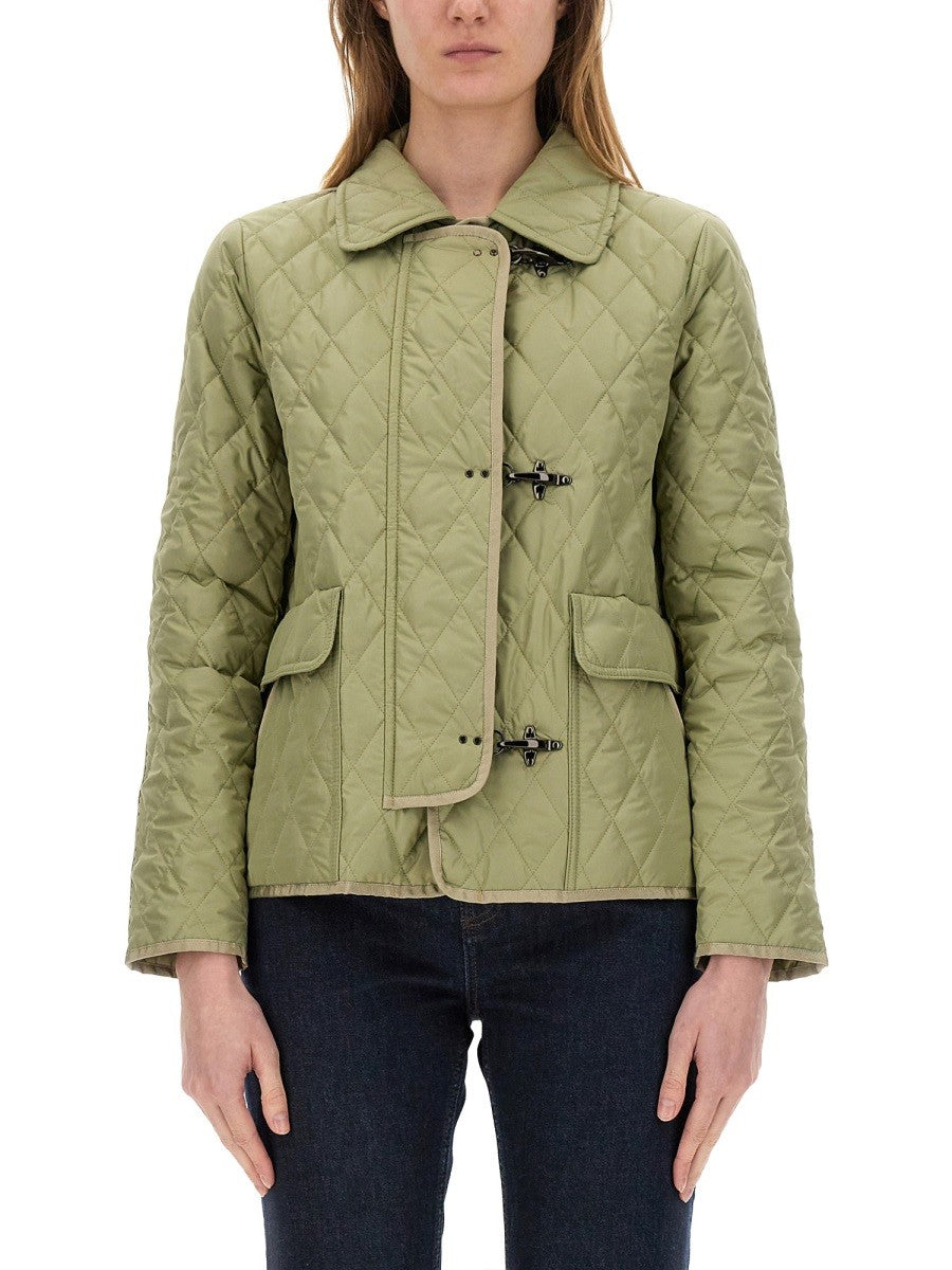 FAY 3-HOOK NYLON QUILTED JACKET