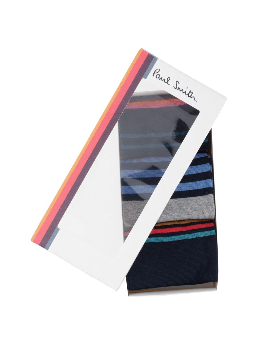 PAUL SMITH 3-PACK SOCKS "NAVY"