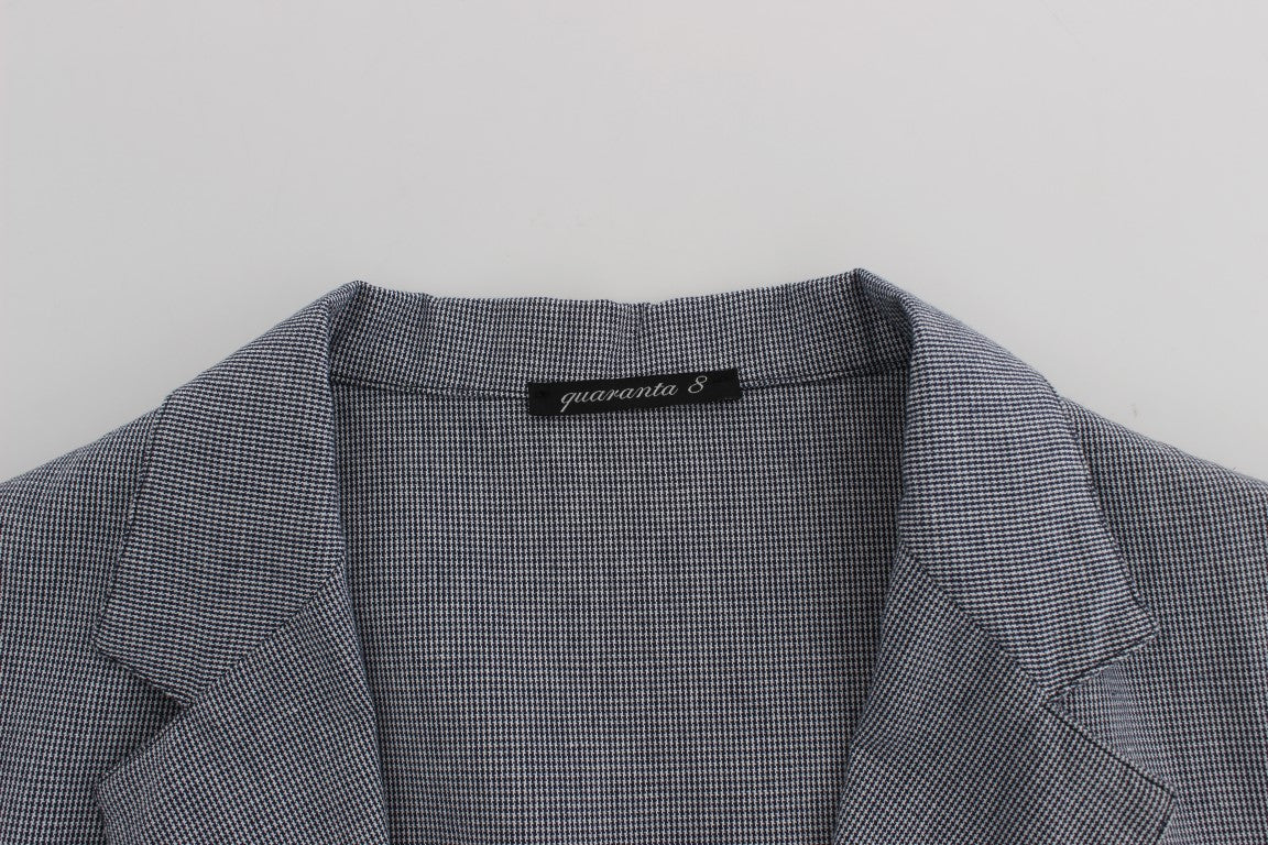 Master Coat Eleganter zweireihiger blauer Blazer