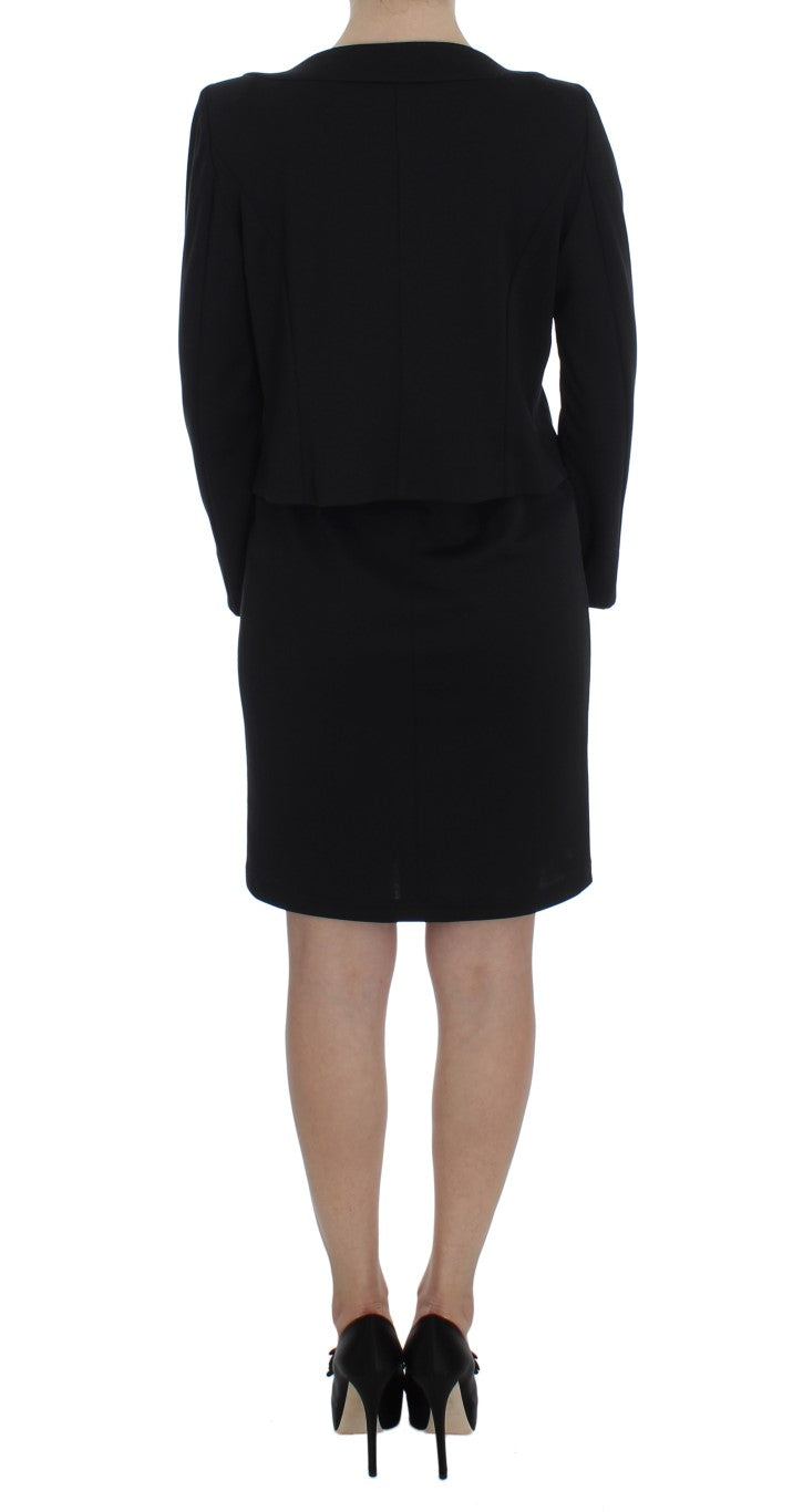 BENCIVENGA Schickes Set aus gepunktetem Kleid und Pullover