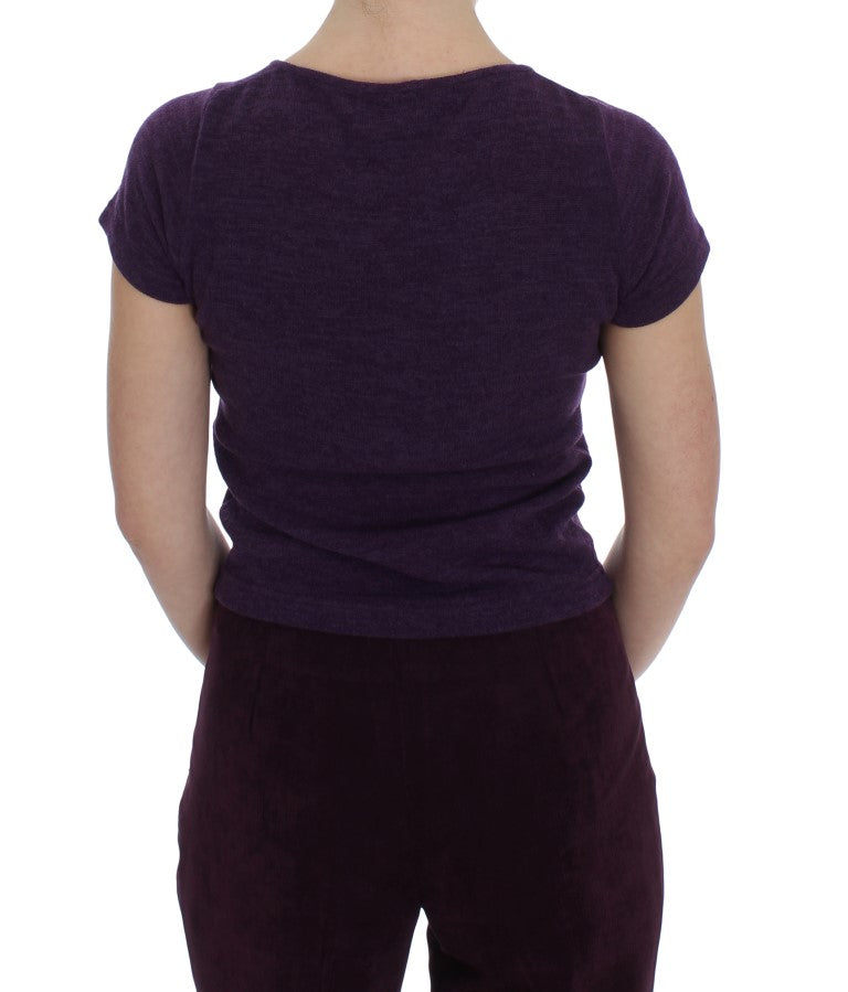 BENCIVENGA Elegantes dreiteiliges Anzugset aus Wollmischung in Lila