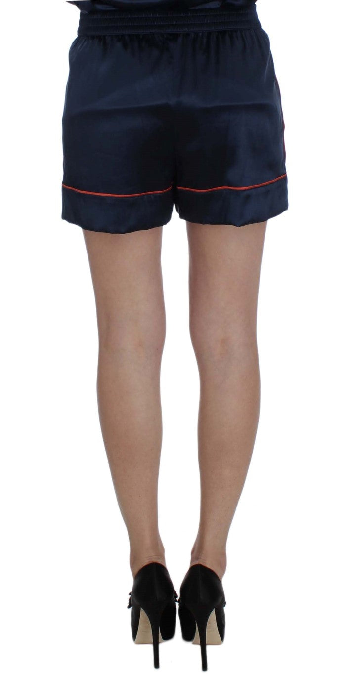 Dolce &amp; Gabbana Elegante Mini-Shorts aus Seidenstretch