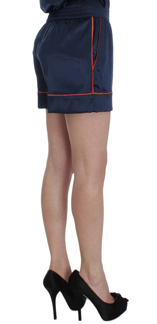 Dolce &amp; Gabbana Elegante Mini-Shorts aus Seidenstretch