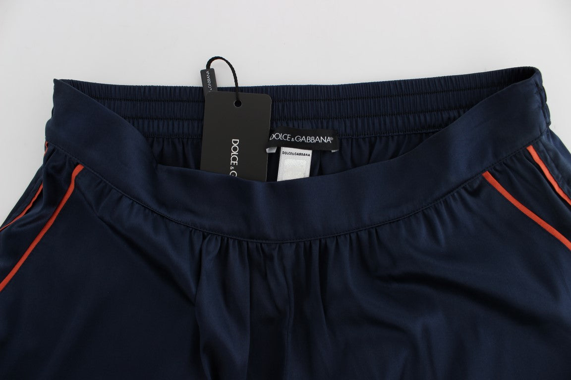 Dolce &amp; Gabbana Elegante Mini-Shorts aus Seidenstretch