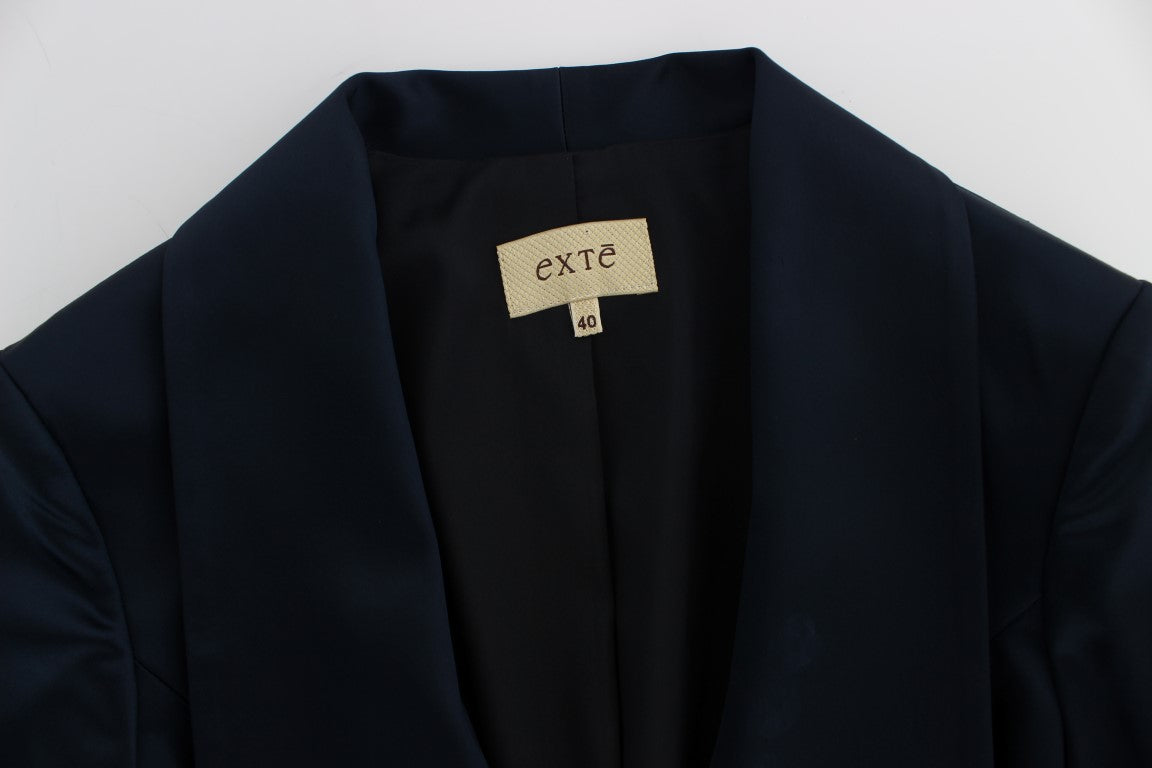 Exte Elegante blaue Blazerjacke mit Designer-Flair