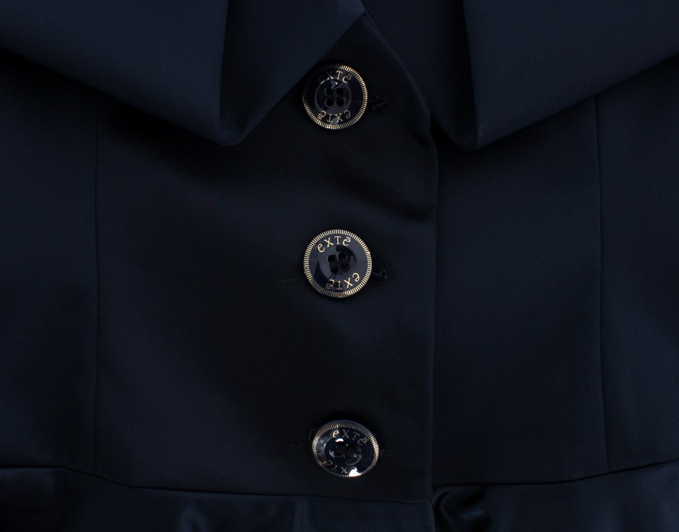 Exte Elegante blaue Blazerjacke mit Designer-Flair