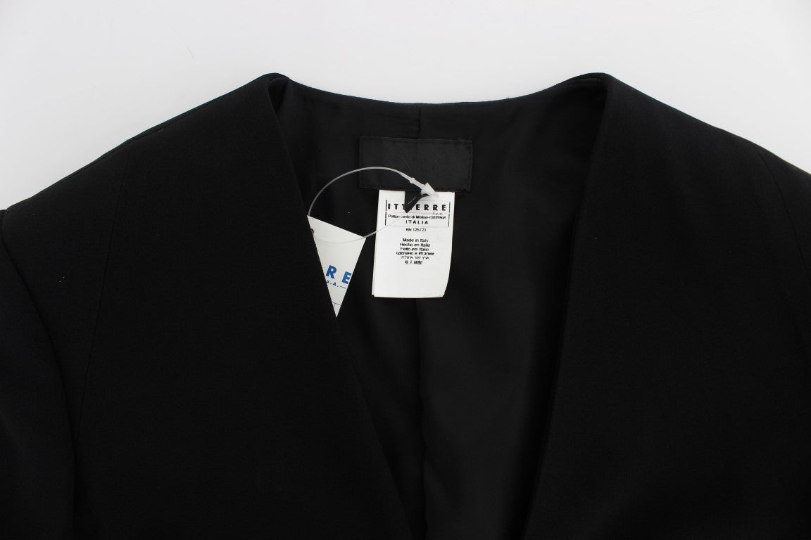Exte Eleganter Zweiteiliger Rockanzug in Schwarz &amp; Blau