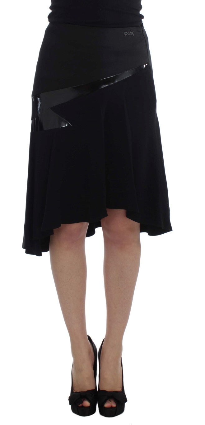 Exte Chic Rock aus Baumwollmischung in Schwarz und Blau